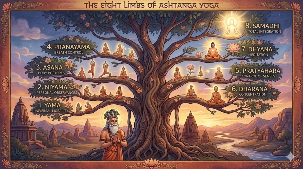 8 Limbs of Patanjali's Yoga