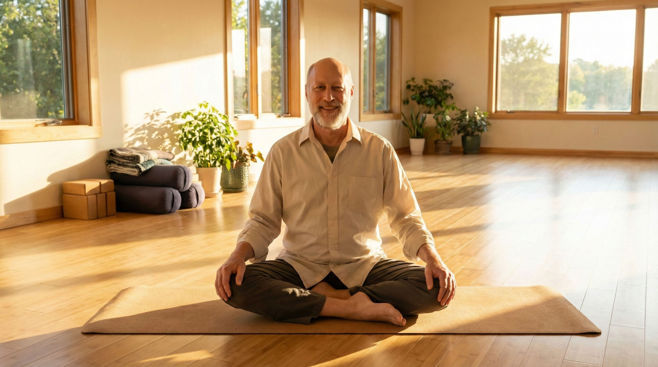Will Doran in his studio